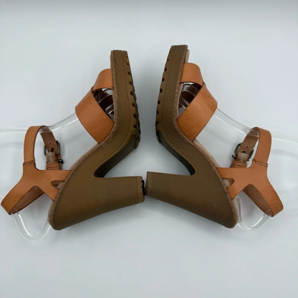Chinese Laundry Elegant Tan Strappy Heels Size 6 - Picture 5 of 10